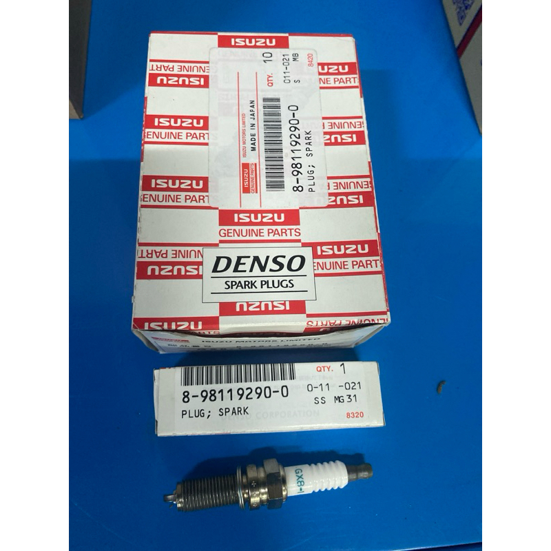 หัวเทียน DECA FVM245 ปี 08-15 G 6HF1 TCS แท้ห้าง Isuzu ( 8-98119290-0)
