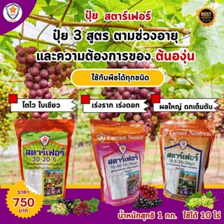 องุ่น โตไว ใบเขียว เร่งราก เร่งดอก ขยายขนาด ผลใหญ่ ผลดก เพิ่…