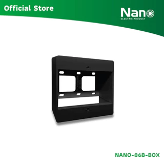 NANO กล่องลอยขอบเหลี่ยมจตุรัส ขนาด 86 x 86 มิล (1 ชิ้น) รุ่น Classis series NANO-86-BOX