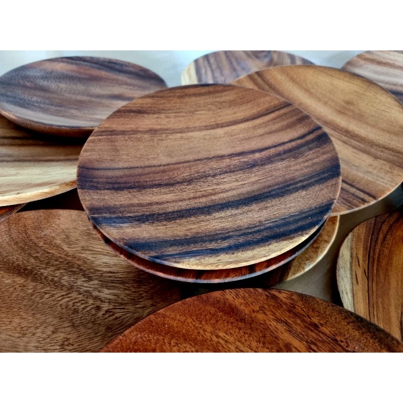 ถาดไม้จานไม้เรียบ แบบญี่ปุ่น japanes sestyle ขนาด MM [20X20cm] - รูปที่ 5