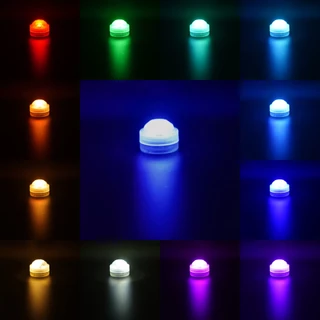 Merlox ไฟสระว่ายน้ำ ใต้น้ำ LED 0.2W RGB+WH+WW #23185 มีรีโมทควบคุม โคมไฟใต้น้ำ IP68 ไฟตกแต่งตู้ปลาน้ำ ในน้ำ บ่อปลา