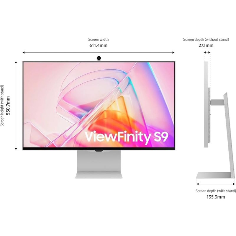Samsung ViewFinity S9 LS27C900PAEXXT High Resolution 5K Monitor