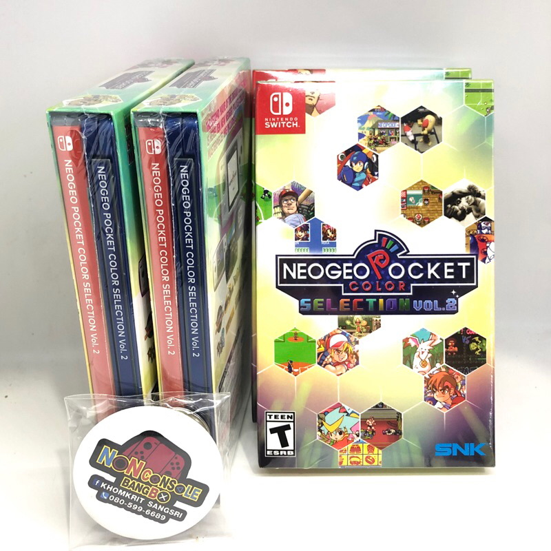 [มือ1] NEOGEO Pocket Color Selection Vol. 2 Steel Book Bundle - Nintendo Switch