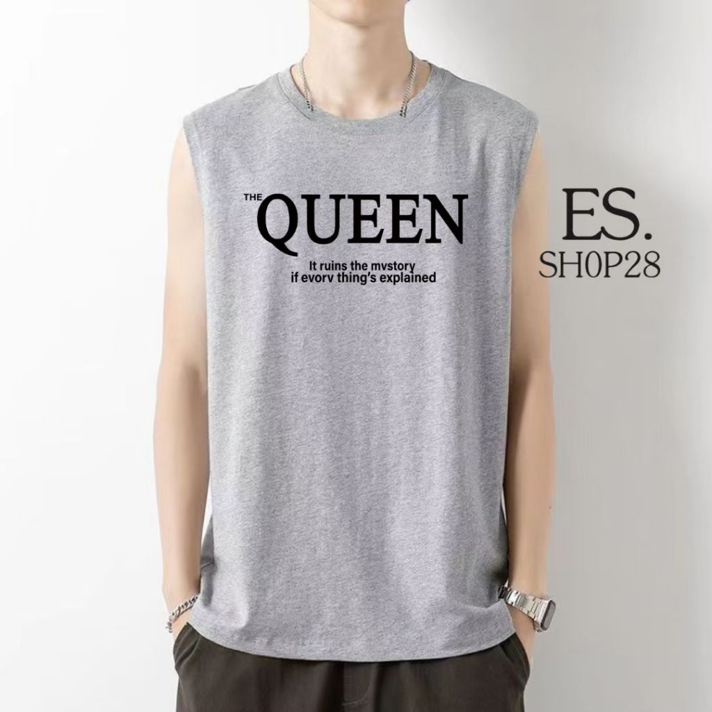 เสื้อแขนกุด ฮอตฮิต สไตล์เกาหลี ผู้ชายผู้หญิง OP669