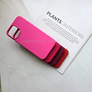 i7-17Promax เคสซิลิโคน Silicone Case สีไวน์ สีราชเบอร์รี่ สีเชอร์รี่ พร้อมส่ง