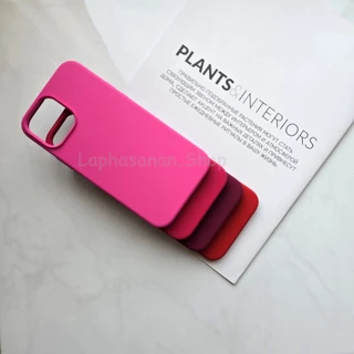 i7-17Promax เคสซิลิโคน Silicone Case สีไวน์ สีราชเบอร์รี่ สีเชอร์รี่ พร้อมส่ง