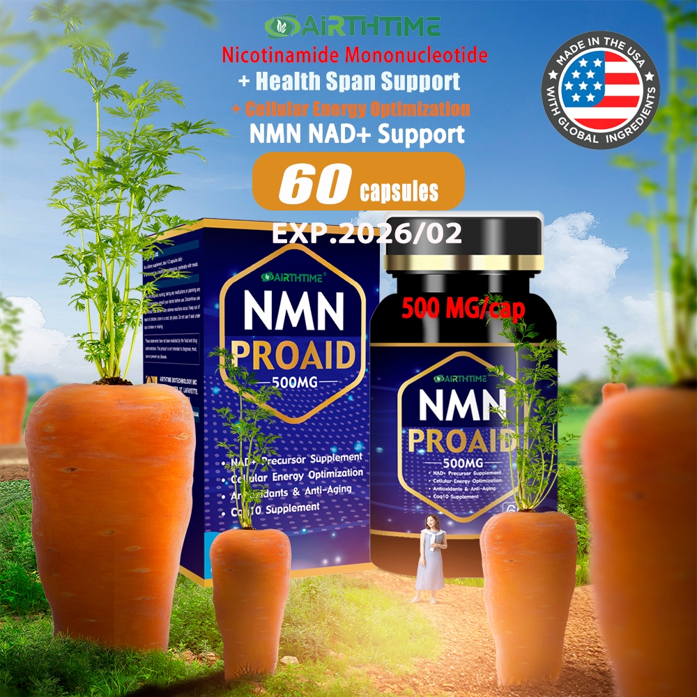 Airthtime NMN PROAID 30000 500mg 60 capsules Nad+ supplement nmn supplement