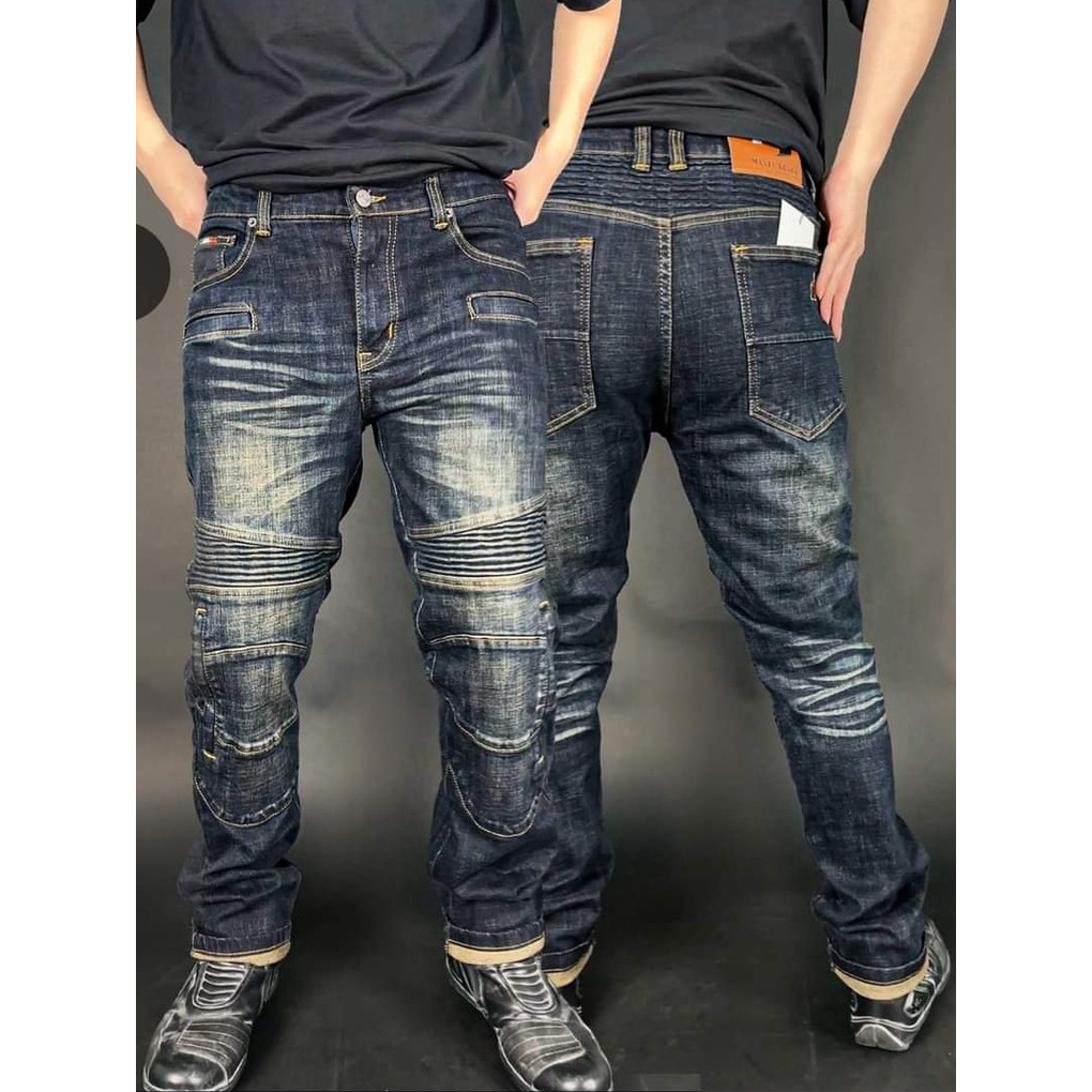 กางเกงการ์ด MANTA DENIM รหัส FU10-2KB+การ์ดเข่า LEVEL 2