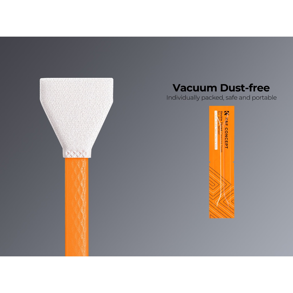 K&F ชุดทำความสะอาดเซ็นเซอร์กล้อง SENSOR Cleaning Set K&F Concept พร้อมน้ำยา SENSOR LIQUID - รูปที่ 2