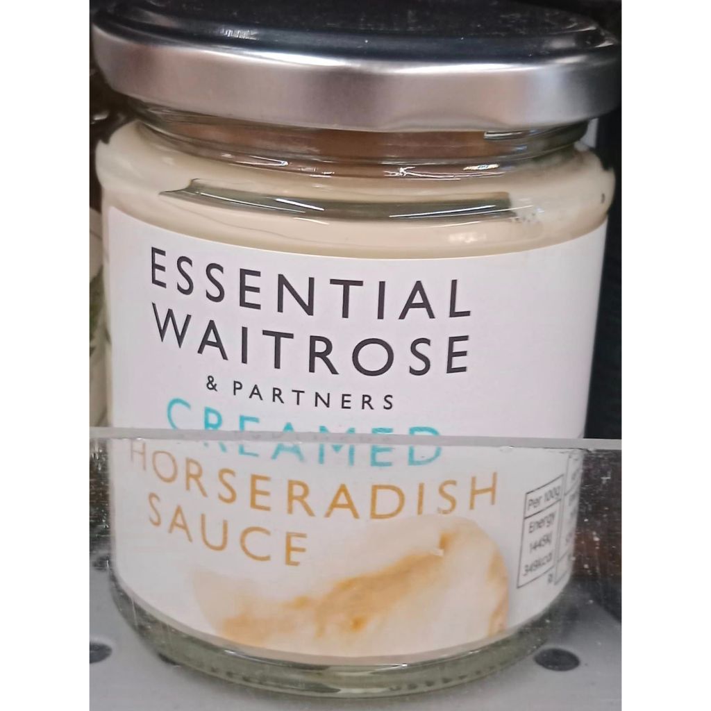 WAITROSE Traditional Creamed Horseradish Sauce 180g