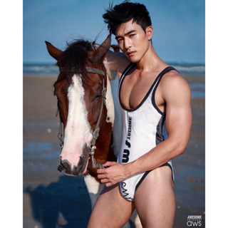 SW406 men's bodysuit swimwear ชุดว่ายน้ำบอดี้สูทชาย Awesome …