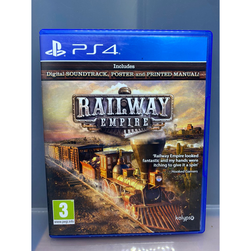 แผ่น PS4 เกม RAILWAY EMPIRE