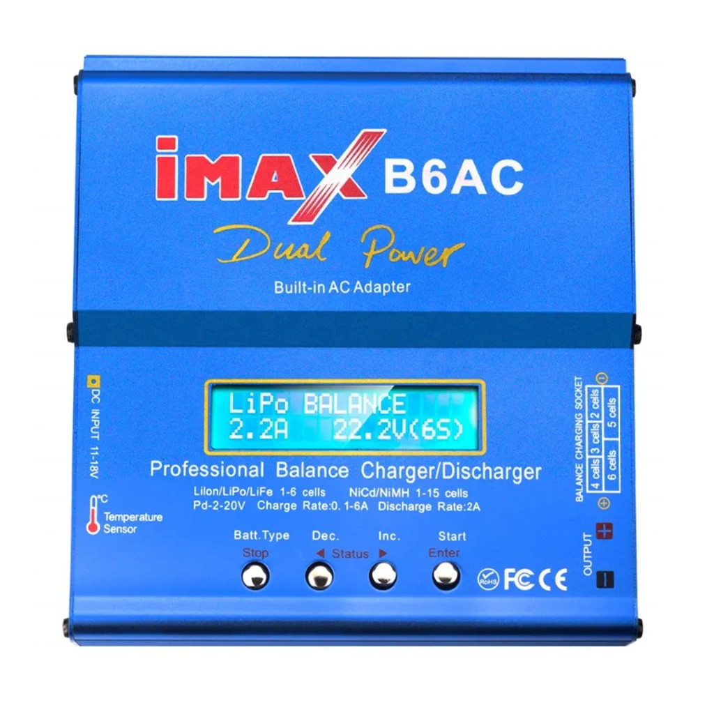 เครื่องชาร์จ IMAX B6AC V3 Smart Charger แบตเตอรี่ Lipo NiMh Li-Ion Ni-Cd Digital