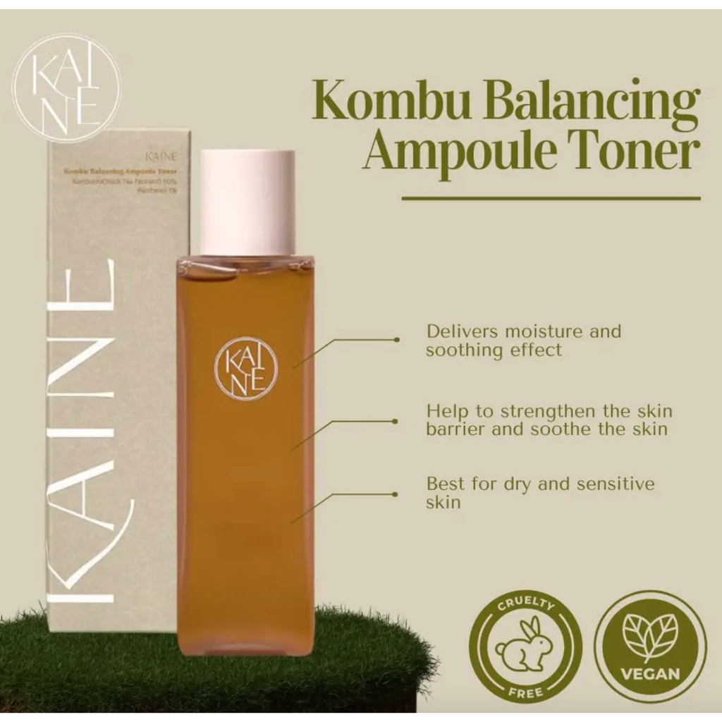 [สินค้าเกาหลีของแท้100%_ส่งตรงจากเกาหลี] KAINE  Kombu Balancing Ampoule Toner 150ml