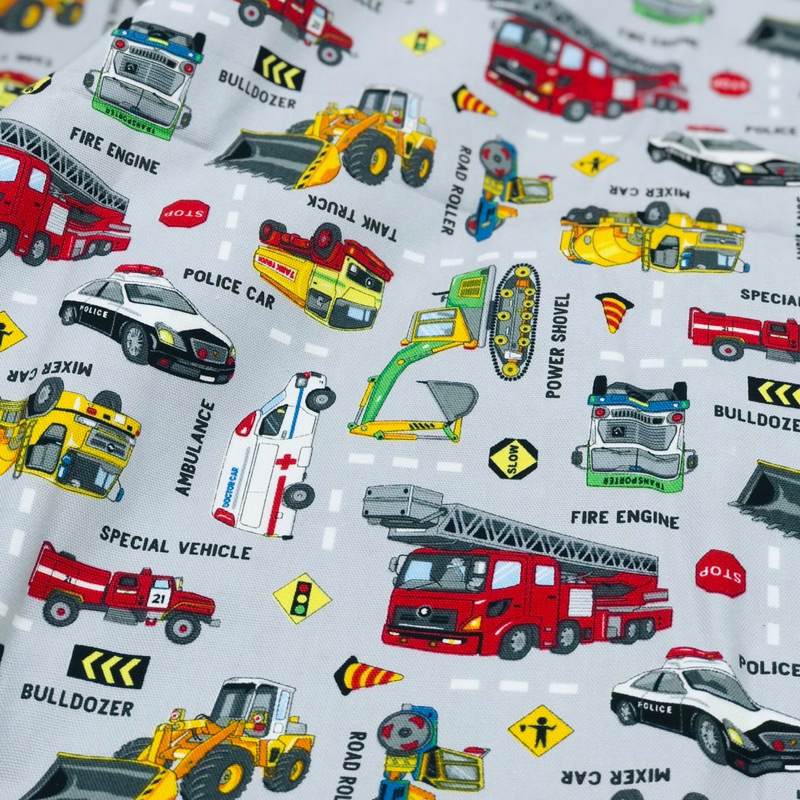 ผ้าcotton สไตล์เกาหลี cotton 100% เนื้อหนา หน้าผ้า 45“(110cm.) printed in japan