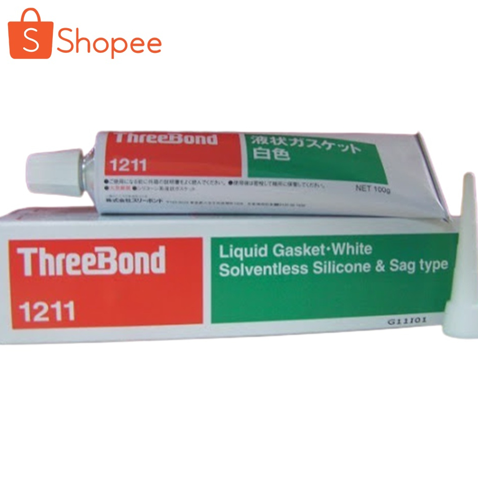 THREEBOND 1211 กาวทาปะเก็น ขนาด 100G เนื้อกาวสีขาว