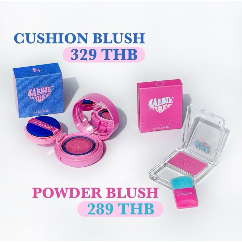 Duo blush laglace แบบฝุ่น,คุชชั่น | บลัชลากลาส