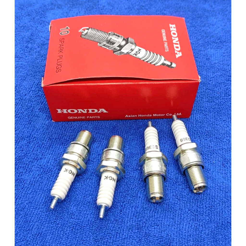 หัวเทียน /NGKแท้BR9ES 2จังหวะ หัวเทียน (NGK,B9ECS) HONDA (N-PRO)กล่องแดง - หัวเทียนBR9ES,NGK)กล่องเห
