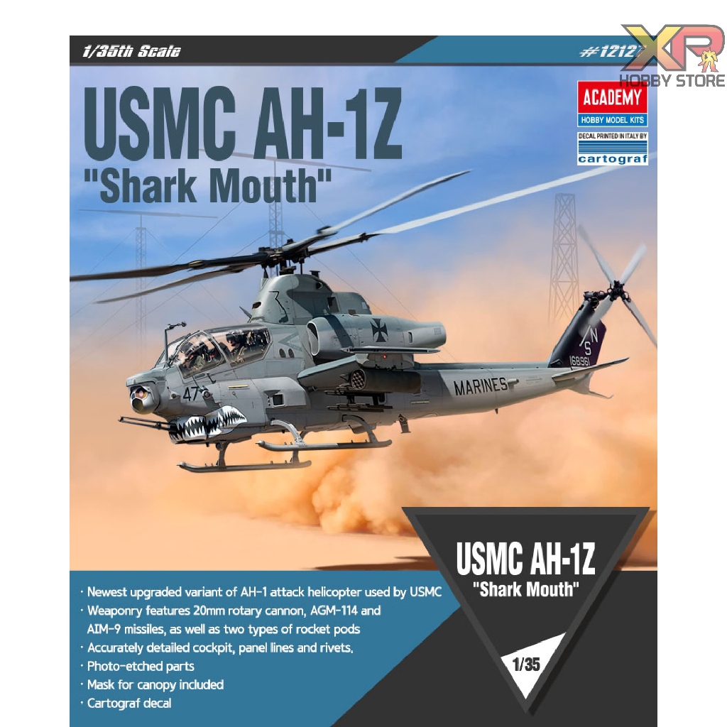 [Academy Model] 1/35 : USMC AH-1Z "Shark Mounth" (AC 12127)