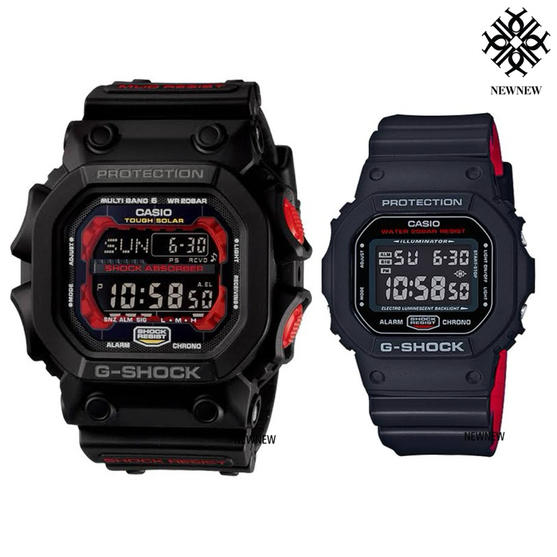 G-SHOCK รุ่น DW-5600HR GWX-56-1ADR MULTIBAN 6 ลิมิเตทญี่ปุ่น ยักษ์ ดำแดงสุดฮิตของ JAPAN MODEL ของแท้