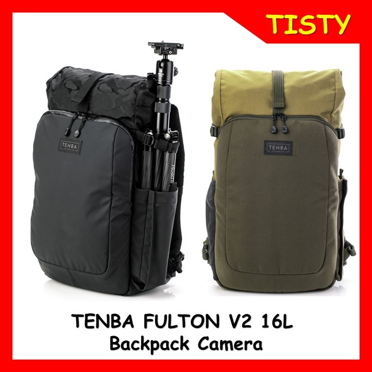 Tenba Fulton V2 16L Backpack Camera กระเเป๋ากล้อง (Black Camo / TanOlive)
