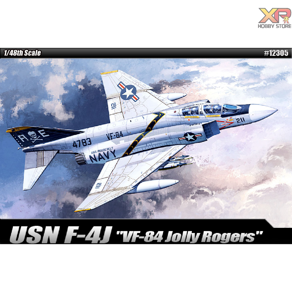[Academy Model] 1/48: USN F-4J "VF-84 JOLLY ROGERS" (AC 12305)
