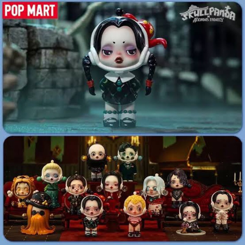 POP MART SKULLPANDA × Adams Family Series ( เช็กการ์ดไม่แกะตัว) ลิขสิทธิ์แท้ พร้อมส่ง‼️
