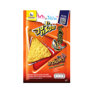 [แพ็ค 3] TARO ทาโร อบกรอบ ขนมปลาสวรรค์ รสบาร์บีคิว 18ก.