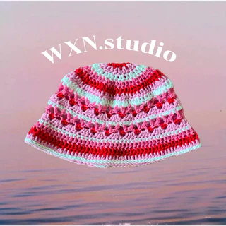 พร้อมส่ง สินค้าแฮนด์เมด หมวกไหมพรมหลากสี🧶