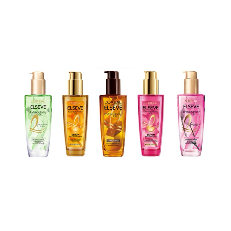Loreal Elseve Extraordinary Oil Serum Fresh 100 ml. ลอรีอัล ออยล์บำรุงผม เซรั่มผม