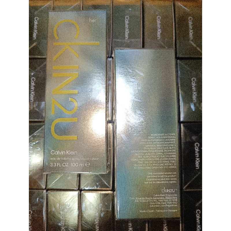 CK In2U for Her EDT 100 ml.3.3FL.OZ