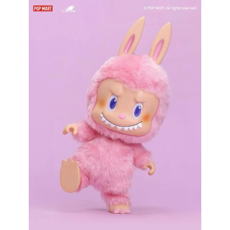 แท้💯 POP MART LABUBU SWAVER TIN （ชมพู) Movable Monsters Series 2022 Limited Edition