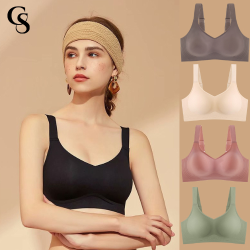 ชุดชั้นในกระชับอก B-105 เก็บเนื้อด้านข้างได้ดี สายเสื้อในใหญ่ไม่ทำให้กดทับหัวไหล่ เนื้อผ้าระบายอากาศ