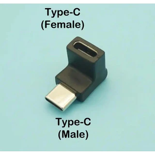 U-รูปมุม90องศา USB 3.1ประเภท C ชาย-หญิง-OTG Converter Adapter สำหรับ Huawei xiaomi อะแดปเตอร์แปลง Coupler
