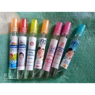 น้ำหอมขนาด 10 ml กลิ่นแป้งเด็ก ราคาส่ง มีให้เลือกหลายกลิ่น