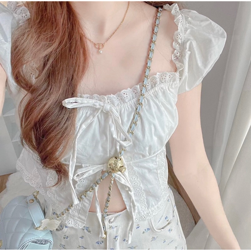 ส่งต่อเสื้อขาวปาดไหล่ Rikashopp1 ไซต์ s