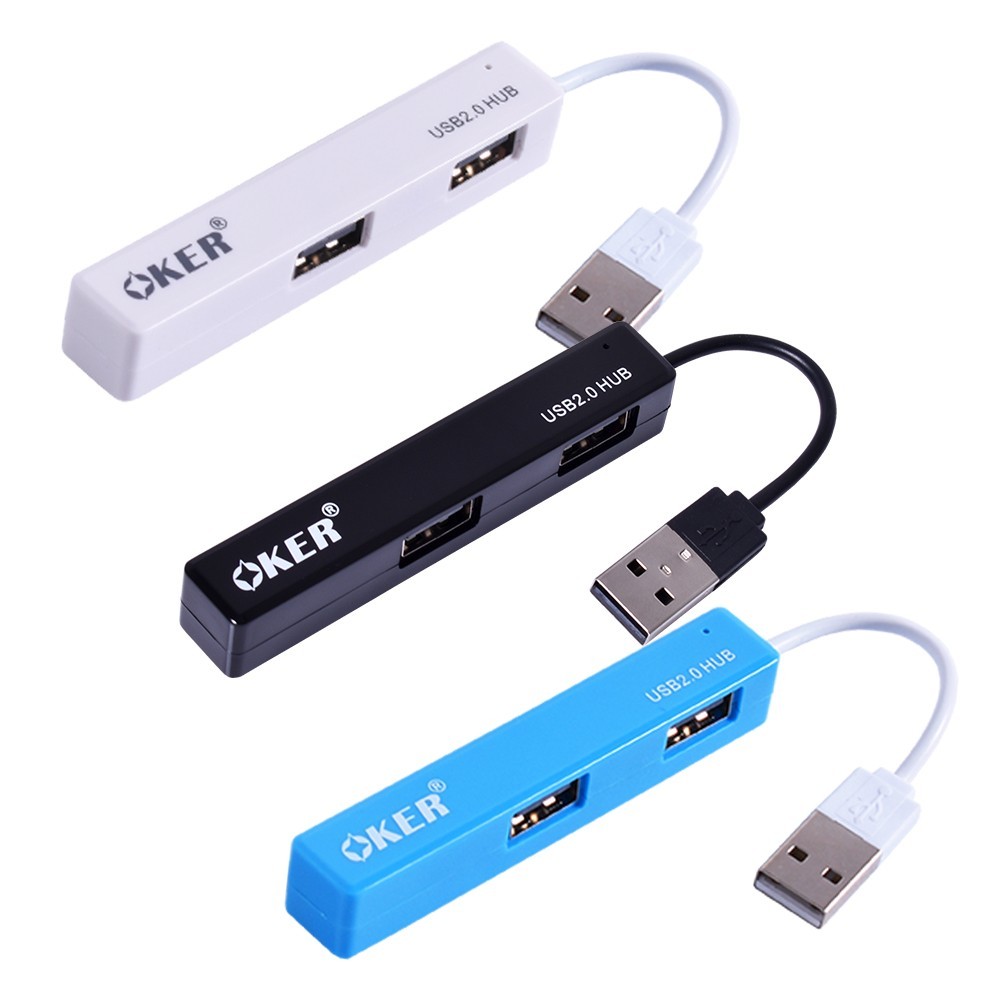 Oker USB Hub 2.0 4 ช่อง รุ่น H-408 HUB