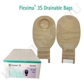 B Braun Flexima 3S Colostomy Ostomy Bag ถุงเก็บอุจจาระหน้าท้อง ขนาด 55, 65 มม. (เฉพาะถุง) (1 ถุง)