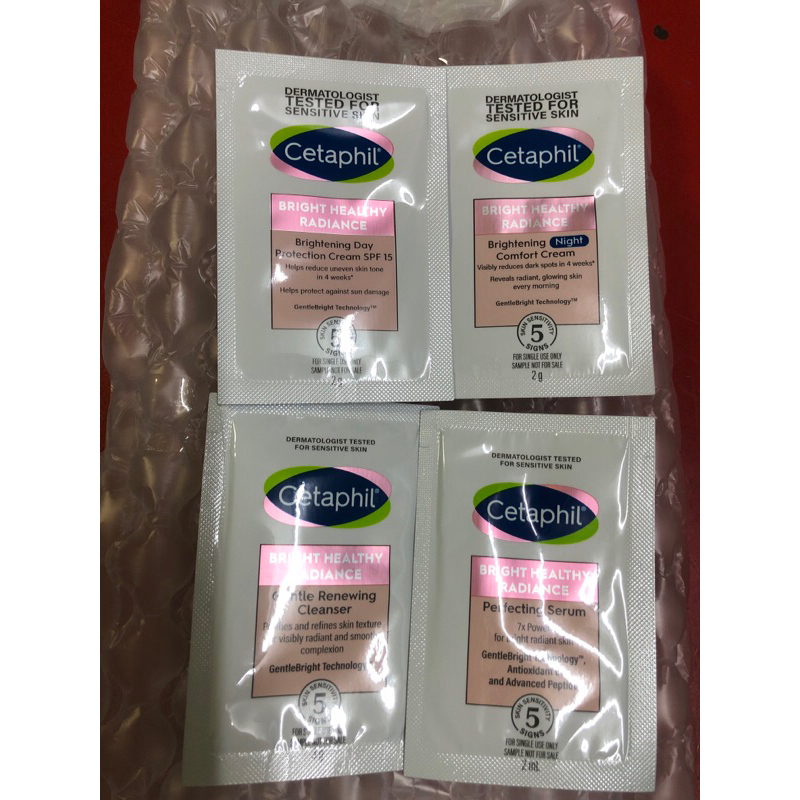 cetaphil bright healthy radiance ราคาต่อ1ซองo