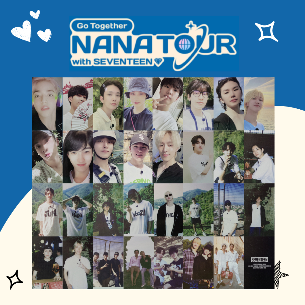 💎 พร้อมส่ง ✈️ SEVENTEEN NANA TOUR PHOTOCARD 💙