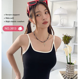 ZH.3813เสื้อสายเดี่ยวฟองน้ำในตัว สปอร์ตบราผ้า cotton สินค้าพร้อมส่ง