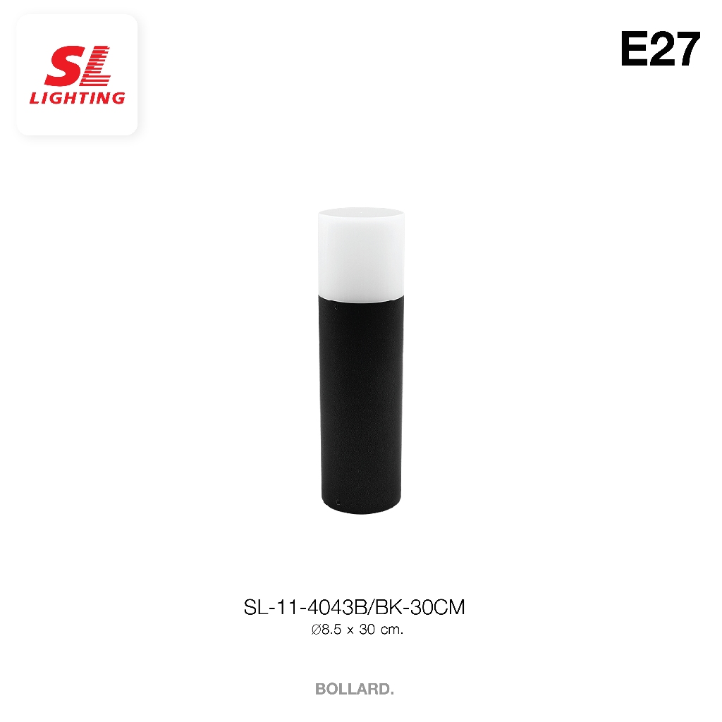 SL LIGHTING | Bollard โคมไฟสนาม โคมไฟทางเดิน สไตล์ Modern รุ่น SL-11-4020 / 4043 กลม,เหลี่ยม รูปที่ 4