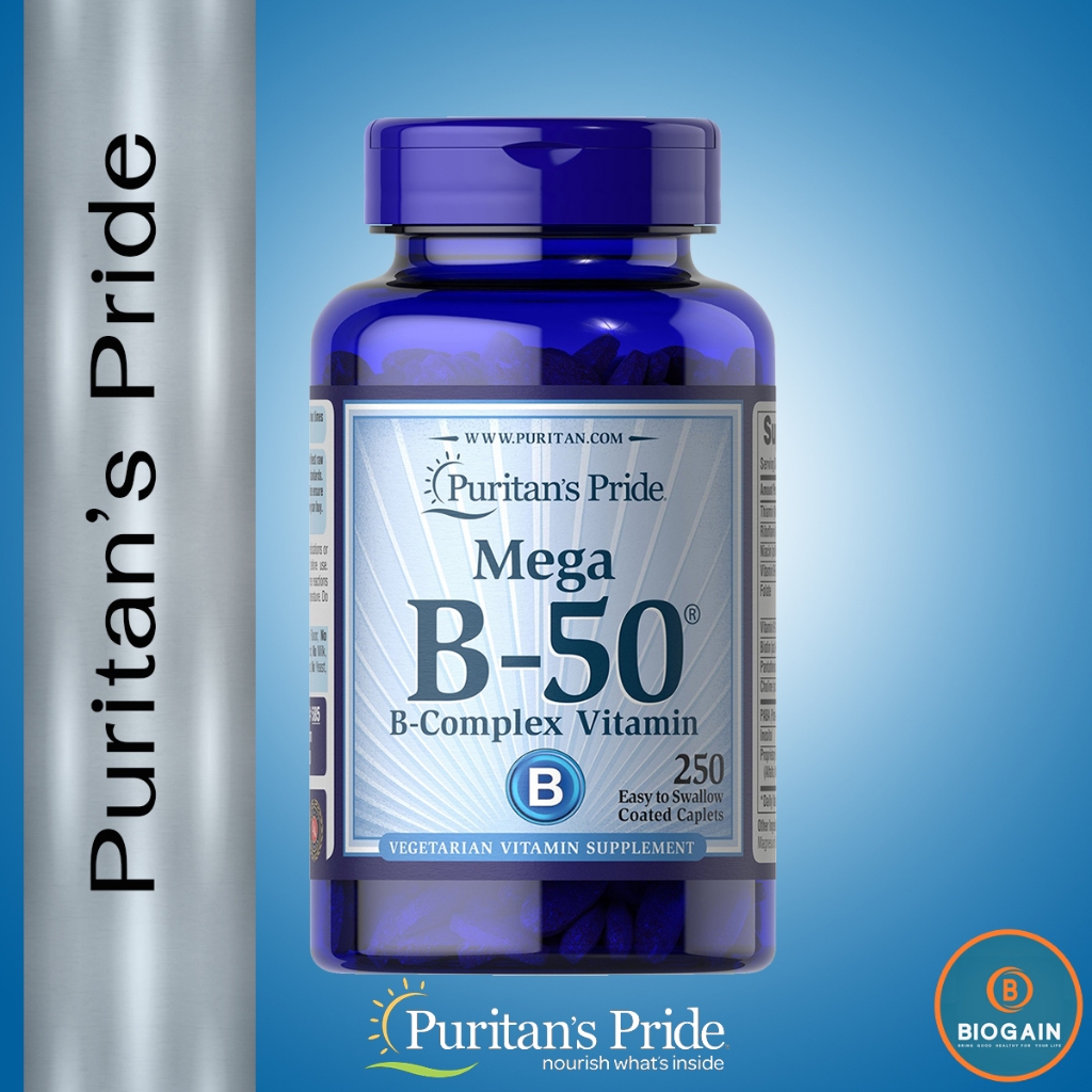 Puritan's Pride Vitamin B-50 Complex / 250 Caplets