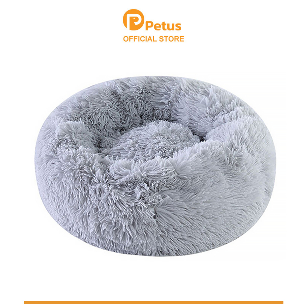 Petus ที่นอนสัตว์เลี้ยง เบาะนอนสัตว์เลี้ยง ขนนุ่มนอนสบาย รองรับทุกท่านอน ด้านล่างมีปุ่มกันลื่น