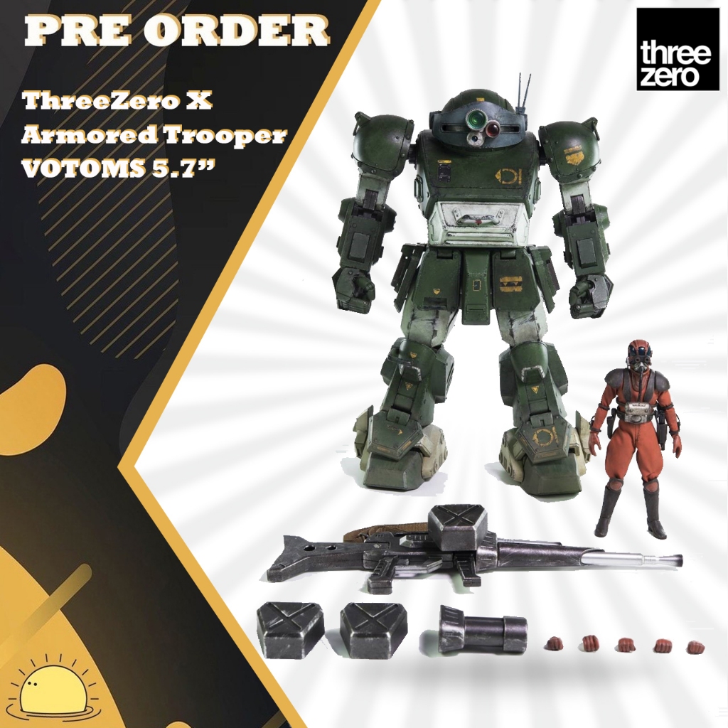 Pre-order ThreeZero X Armored Trooper VOTOMS 5.7”