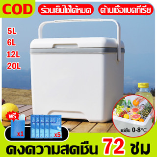 🔥สามารถแช่เย็นได้ 72 ชม🔥กระติกน้ำแข็ง ถังน้ำแข็ง แบบพกพา ต้า…