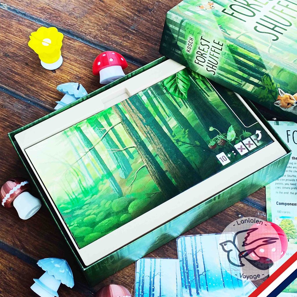 Organizer Forest Shuffle จัดระเบียบกล่องเกม Insert Accessories อุปกรณ์เสริม [Accessories for Boardgame]
