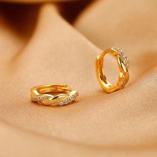 ✅พร้อมส่ง🔥 LILY.C ต่างหูห่วงเงิน S925 Sterling Silver Hoop Earrings