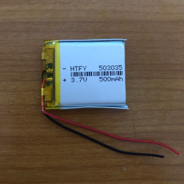 แบตเตอรี่3.7v500mah (มี4ขนาดไห้เลือก)