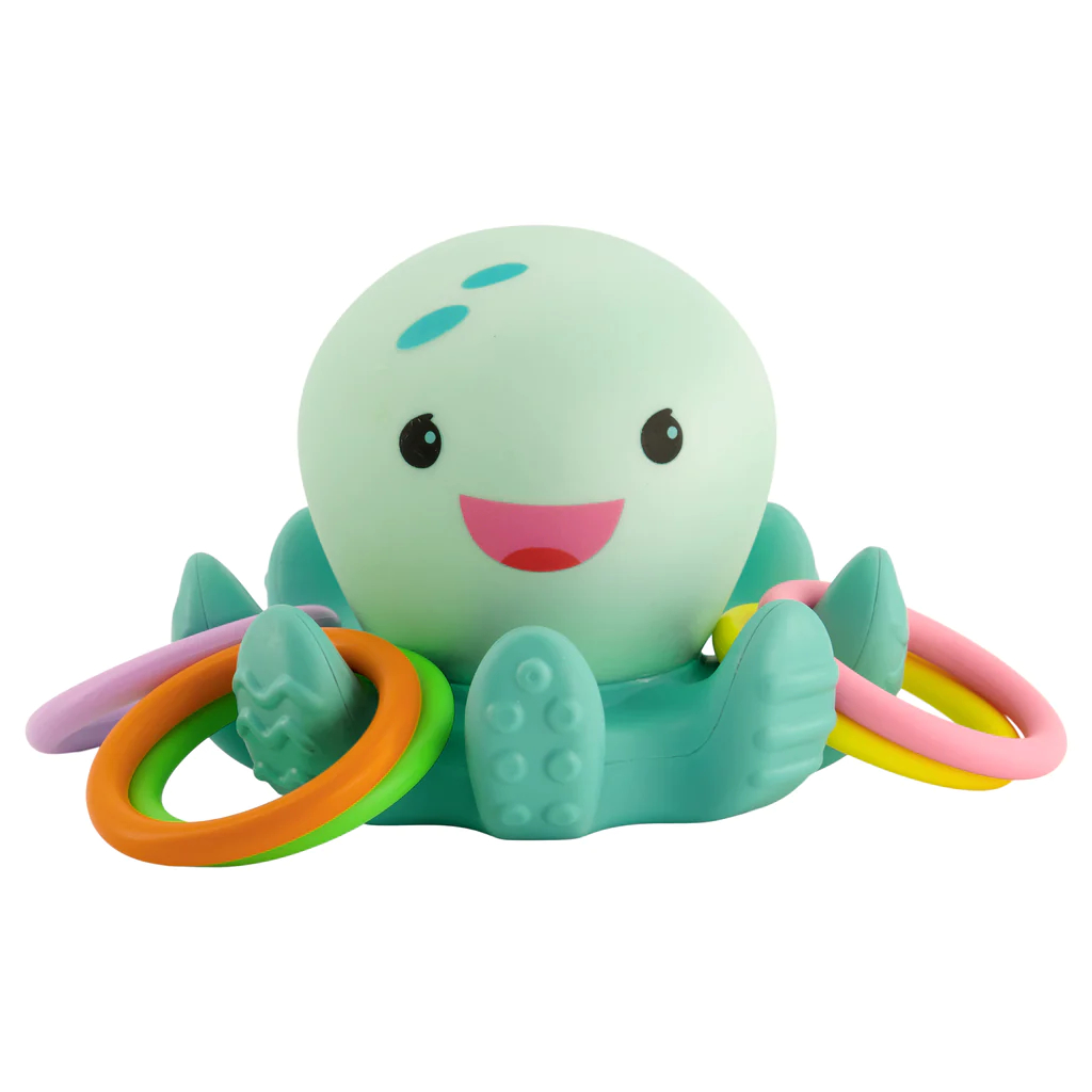 Infantino : Light Up Ring Catcher – ของเล่นเสริมพัฒนาการปลาหมึกและห่วง – โปรปัง